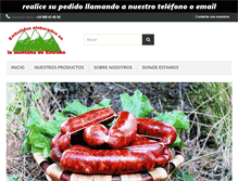 Tablet Screenshot of embutidosdeentrimo.com